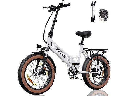 Hitway BK20 Elektriskais Velosipēds, 20x4", Off-road, 500W, 48V 10.4Ah