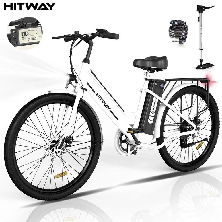  Hitway BK8SP Elektriskais velosipēds, 26x2.35", 250W, 36V 10.4Ah