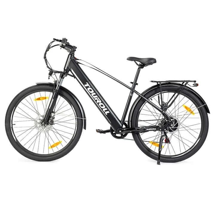 Touroll J1 Elektriskais velosipēds ar droseļvārstu, 27.5x2.1", 250W, 36V 15.6Ah