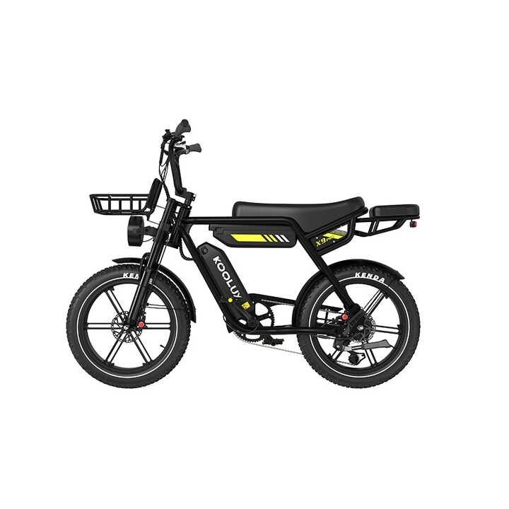 Koolux X9 Pro Dual Elektriskais velosipēds, 20x4" Off-road, 750W, 48V, 15.6+15.6Ah