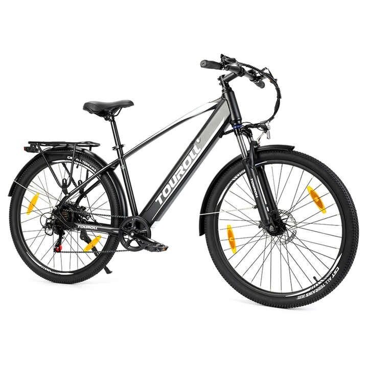 Touroll J1 Elektriskais velosipēds ar droseļvārstu, 27.5x2.1", 250W, 36V 15.6Ah