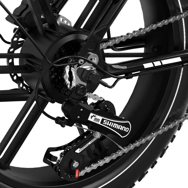 Koolux X11S Elektriskais Velosipēds, 20x4" Off-road, 750W, 48V 13+10.4Ah