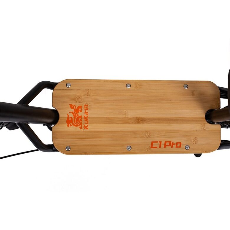 Kugoo Kirin (KuKirin) C1 Pro 26Ah Elektriskais skrejritenis ar sēdekli un bagāžnieku, 48V, 26Ah, 500W, 14" 
