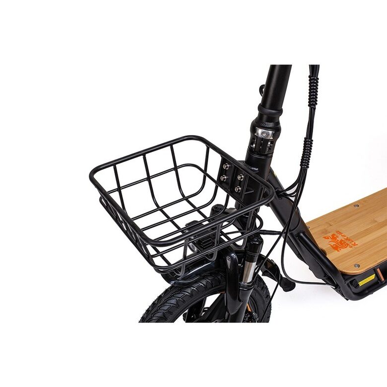 Kugoo Kirin (KuKirin) C1 Pro 26Ah Elektriskais skrejritenis ar sēdekli un bagāžnieku, 48V, 26Ah, 500W, 14" 