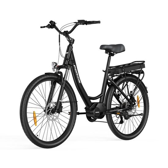 Foride Urbano 2 Mid-Drive Step-Thru elektriskais velosipēds, 26", 250W, 36V 13Ah