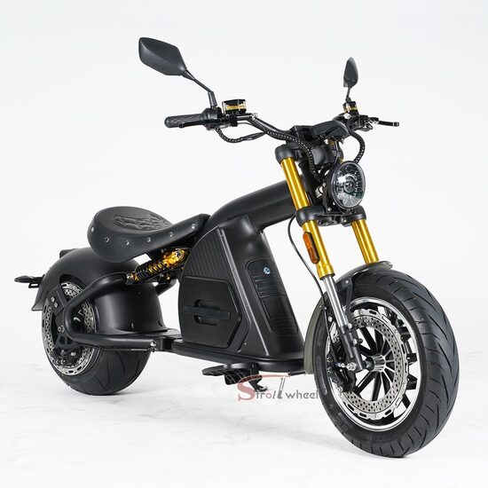 StrollWheel M8S Elektriskais mopēds ar COC sertifikātu, 72V, 35Ah, 14", 4000W