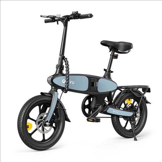 DYU C2 Электровелосипед, 16x2.5", 250Вт, 48В 7.5Ач