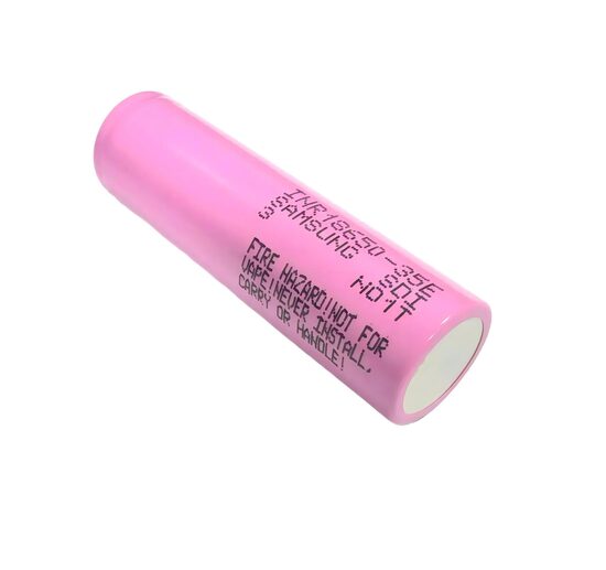 Samsung INR18650-35E 3500mAh 8A 3.6V Flat-Top Rechargable Lithium-Ion battery