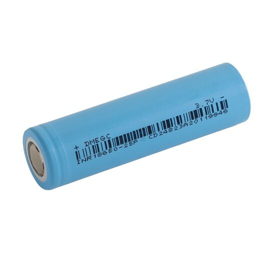 DMEGC INR18650-25P 2500mAh 20A 3.6V Flat-Top Rechargable Litija-jonu baterija