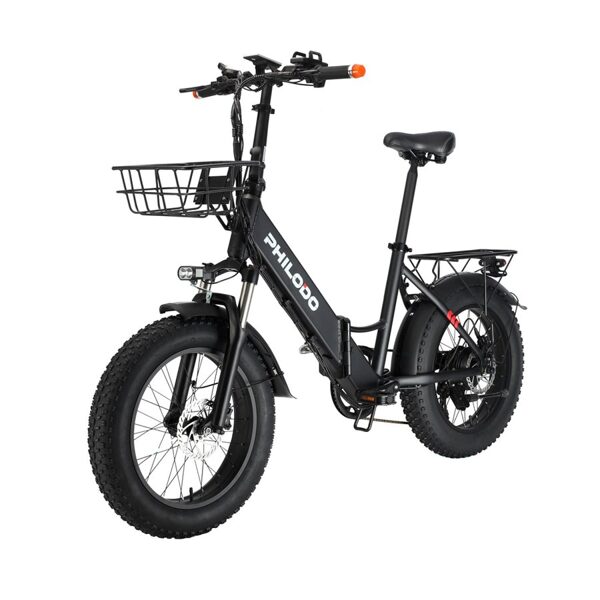 PHILODO H4 Elektriskais velosipēds, 20x4" Off-Road, 1000W, 48V 17.5Ah, Shimano 21