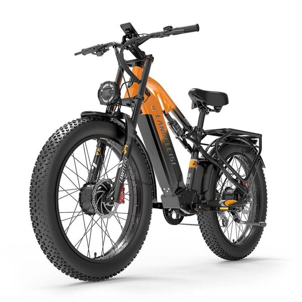 LANKELEISI MG800 Max Elektriskais velosipēds, 26x4'' Off-road, 1000Wx2, 48V 20Ah Samsung