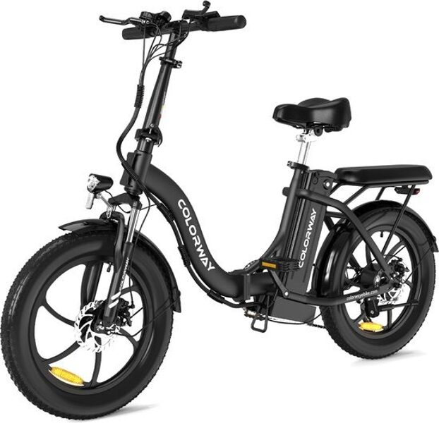 AVAKA BZ20 PLUS Elektriskais velosipēds ar alumīnija diskiem, 20x3" Off-road, 500W, 48V, 15Ah, 