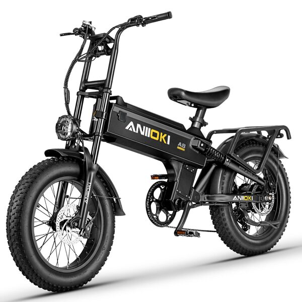 ANIIOKI A8 Pro Max Электрический велосипед, 20x4" Off-road, 52V 60Ah, 1200W, IP65