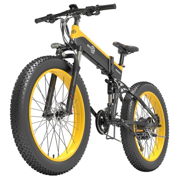 Bezior X1500 Электрический велосипед, 26x4" Off-Road, 13Ah, 1500W, IP54