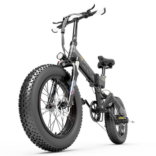 Bezior XF200 Elektriskais velosipēds, 20x4" Off-Road, 1000W, 15Ah, 48V