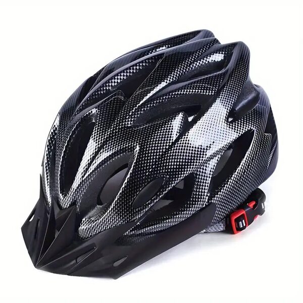 Велосипедный шлем, размер L, с текстурой карбона