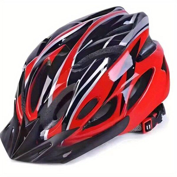 Велосипедный шлем, размер L, красный