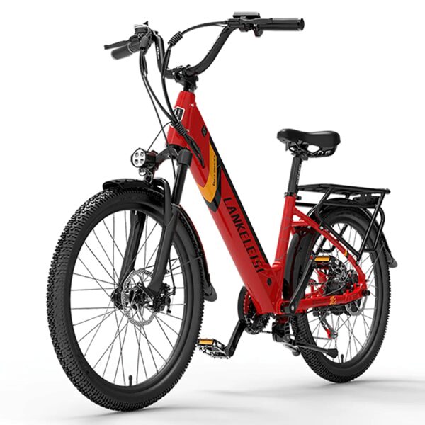 LANKELEISI ES500PRO Электрический велосипед, 24x2.4", 500W, 16Ah, IP54
